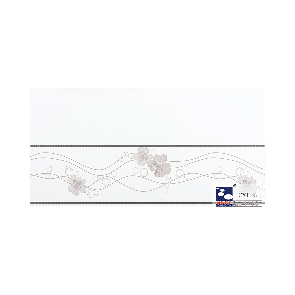 21 cm dekoratívne fólie na razenie za tepla za nízku cenu s vytlačenými kvetmi pre PVC panel CX1148