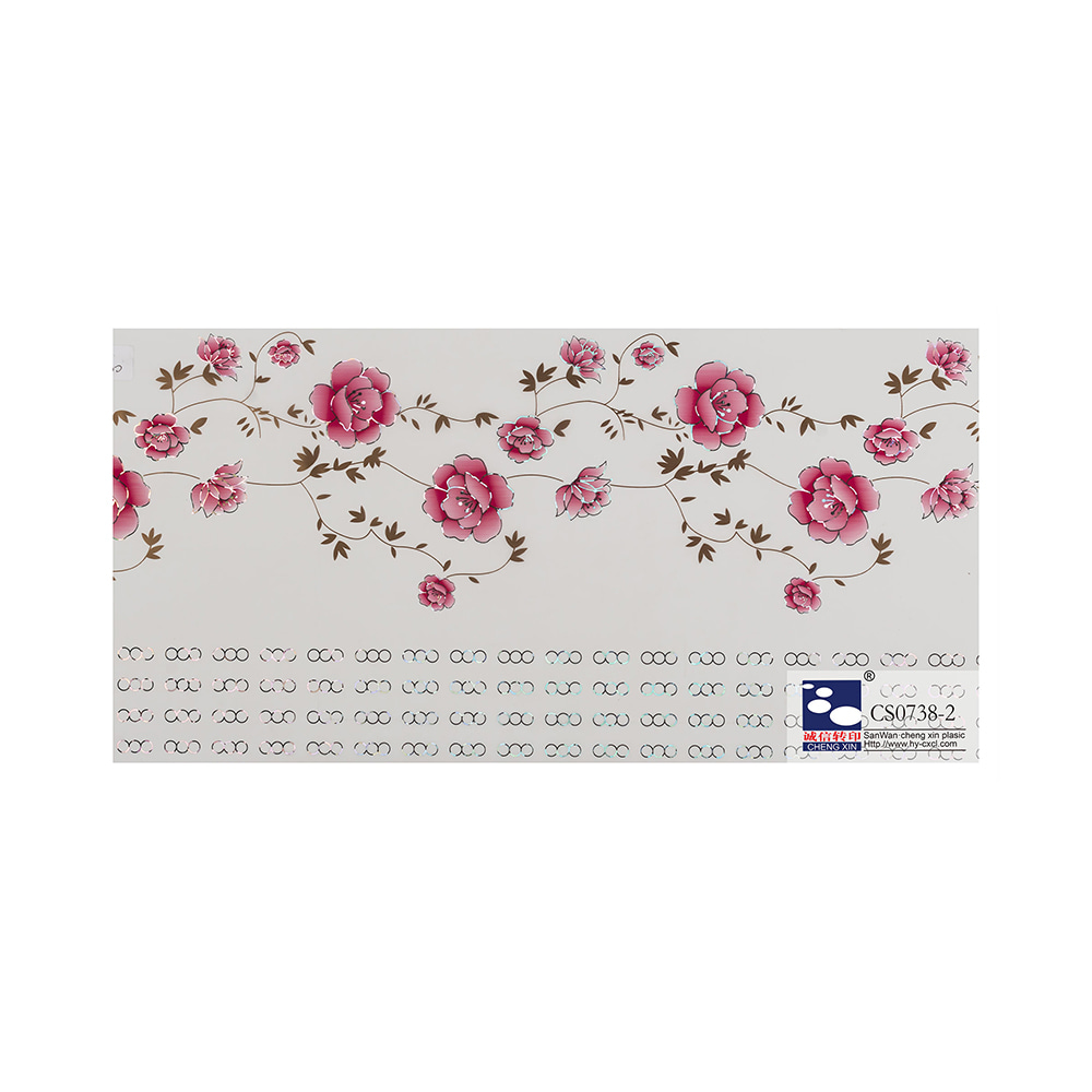 Čína dobre vyrobená fólia na razenie za horúca z dreva pre PVC strop s dobrým servisom CS0738-2