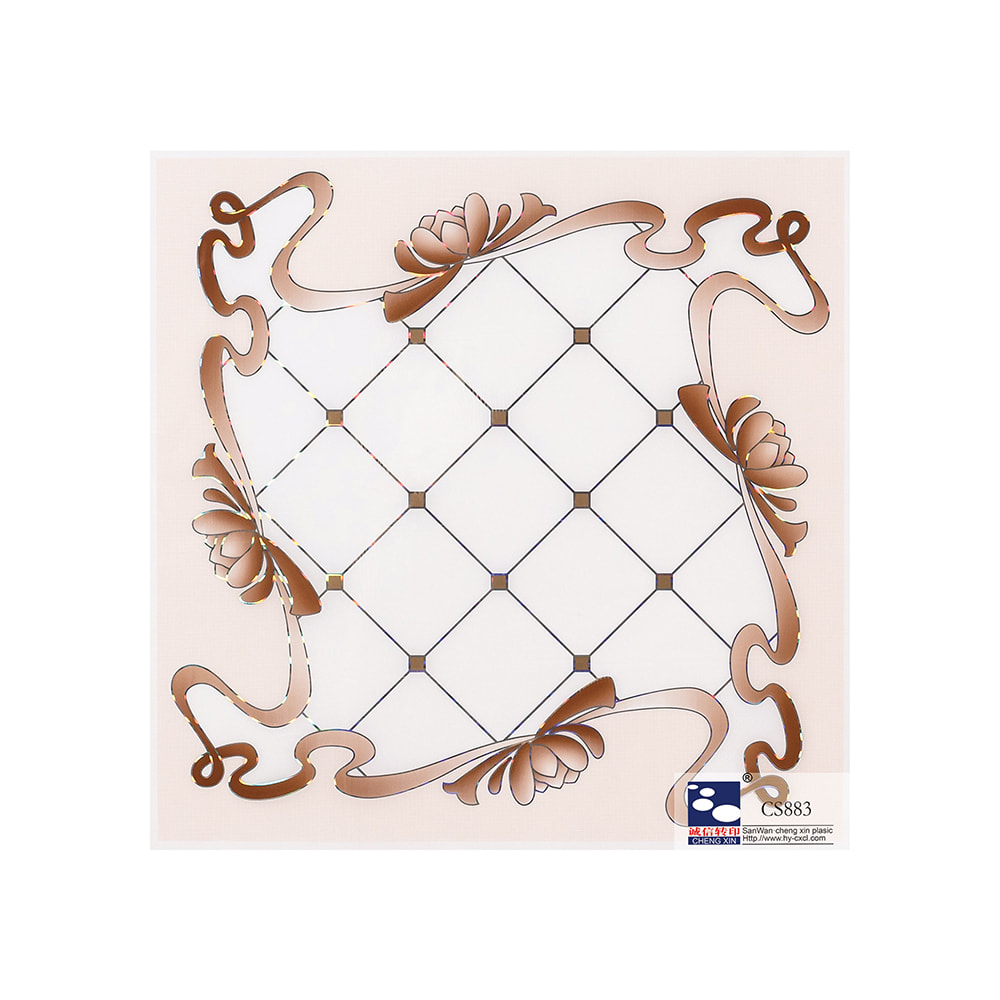 Factory clear Print Fólia na razenie za horúca pre PVC plastovú stropnú dosku CS883