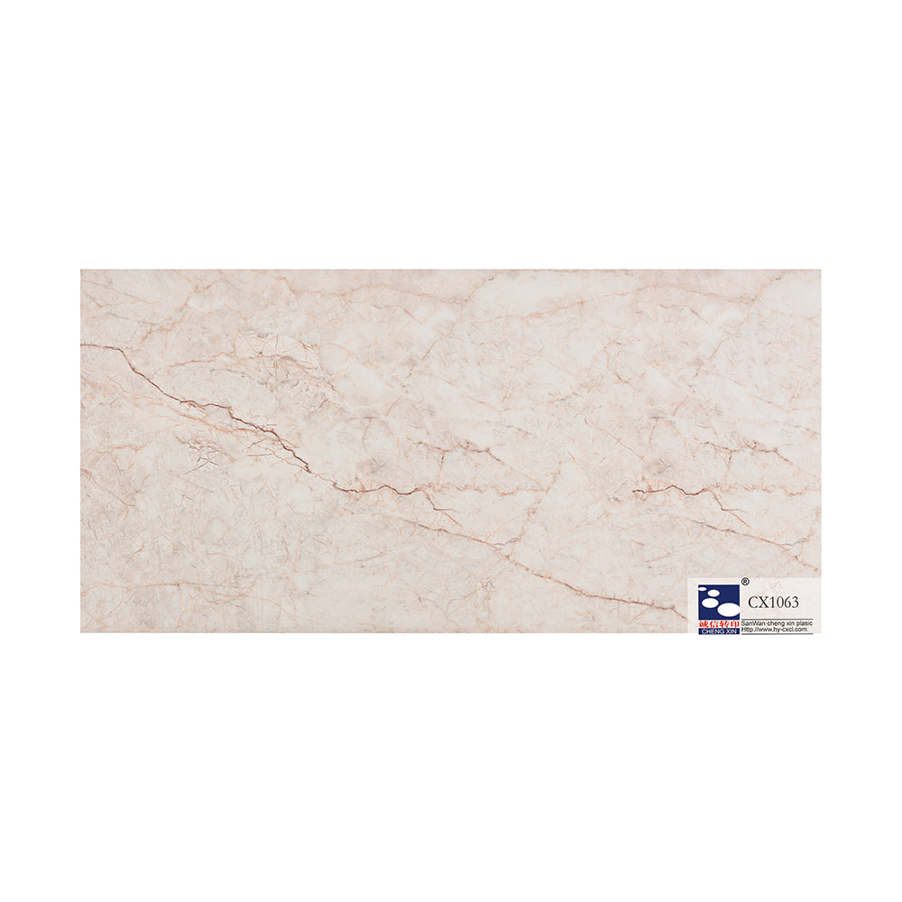 Hot Sale Dekoratívne Lacná Mramorová fólia na razenie za horúca použitá pre Pvc Panel CX1063
